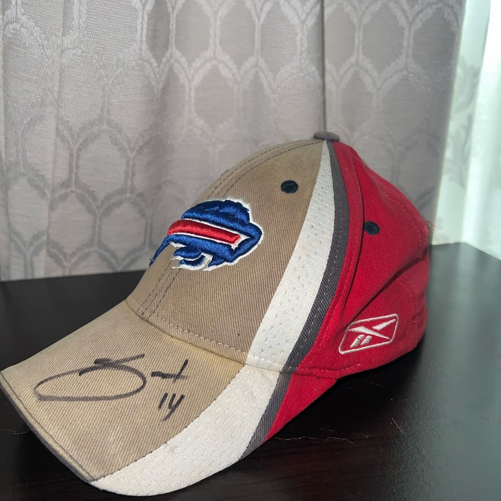 Y2K Reebok Buffalo Bills Hat Signed by Sammy Watkins